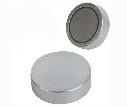 Kipp K0550.08 FLACHGREIFER AUS SECOLIT, FORM A, D=32 - KIPP K0550-A Flachgreifer aus SmCo Form A