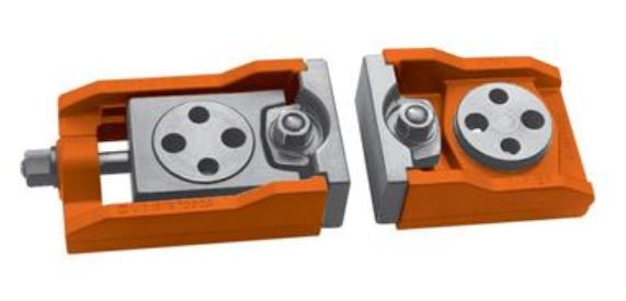 Leschhorn T550 Universal-Tiefspanner CARVER bestehend aus: Spannerteil (T550-1) Gegenlager (T550-2) Haltekraft: Horizontal 4500 daN;  Vertikal 1800 daN - LE71521 T550 Universal-Tiefspanner CARVER