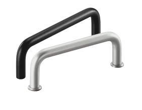 Leschhorn RA-10-120-01 Bügelgriffe, Rundaluminium, A 120,  natur eloxiert - Leschhorn RA Rundaluminium Buegelgriffe