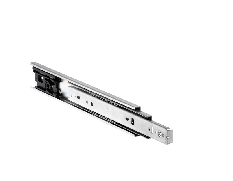 Accuride DB3832-0015 Teleskopschienen 100% Vollauszug, 12,7x45,7, SL 148,TR 140, 39kg, schwarz verzinkt - 3832 TR Accuride Teleskopschiene
