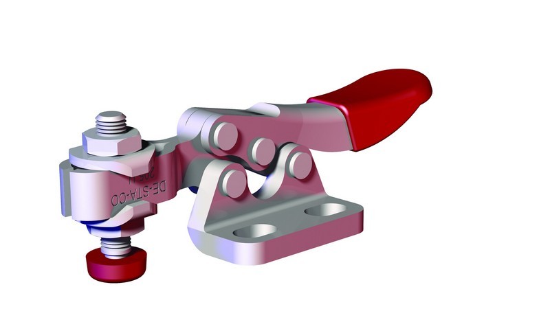 DESTACO 205-UL Horizontalspanner Haltekraft 250N, Öffnungswinkel 90°, Fuß links abgewinkelt - 205-UL Horizontalspanner - U- Spannarm - Fuss links abgewinkelt