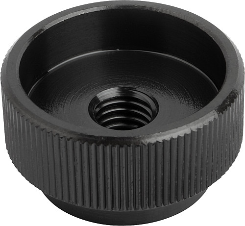 Norelem 06010-205 RÄNDELMUTTER DIN 6303 M5 BR, FORM B STAHL - Norelem 06010-B Raendelmuttern aus Stahl DIN 6303 Form B