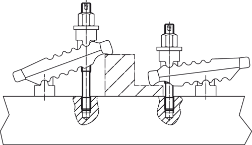 Halder 23040.0725 Stiftschraube mit Innensechskant ähnlich DIN 6379, für Muttern für T-Nuten M 12 x 125, Güte 10.9 - Stiftschrauben Stiftschraube mit Innensechskant M12 x 125