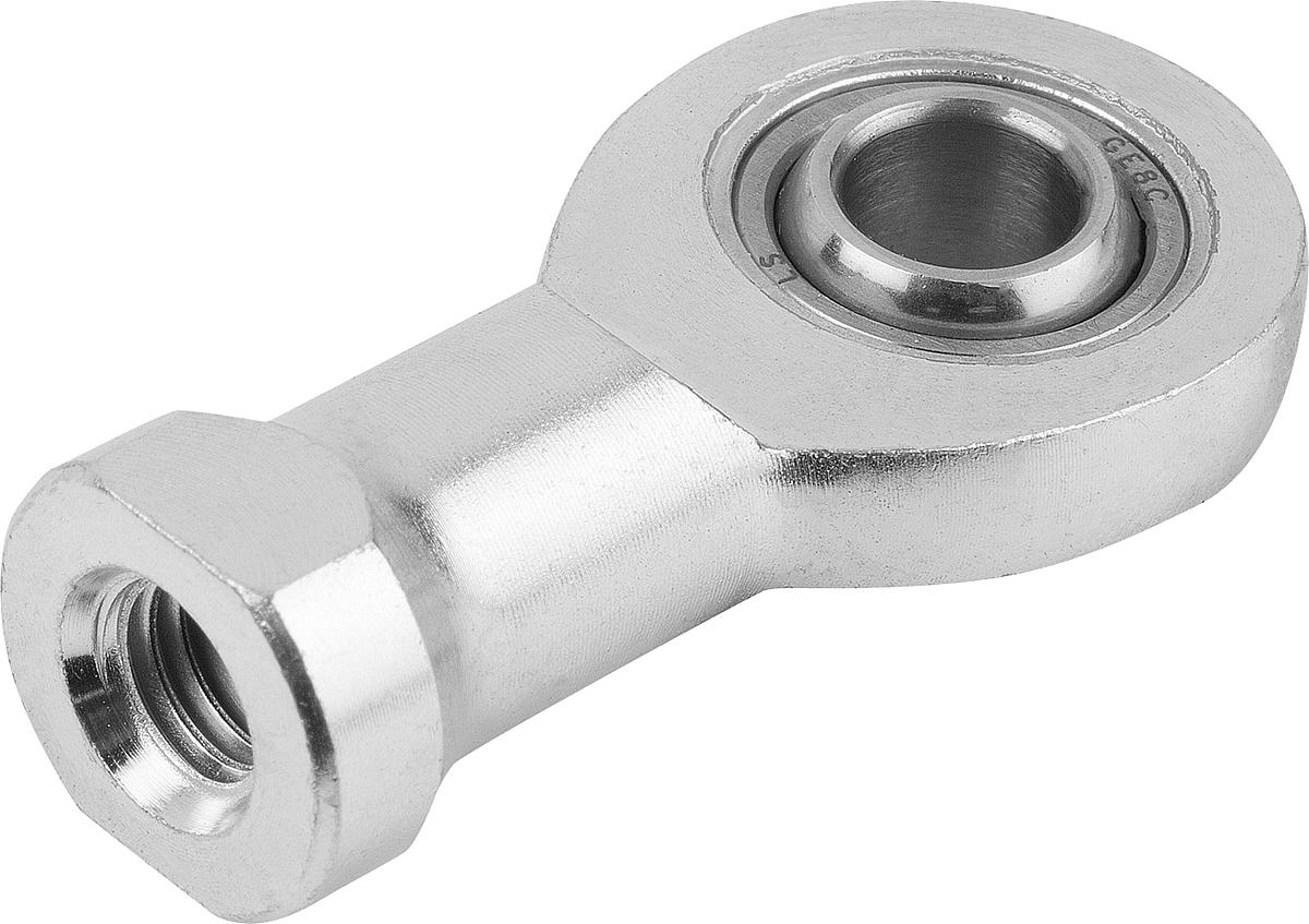 Norelem 27632-101 GELENKKOPF M. GLEITLAGERUNG LINKS, D=10H7 - 27632-101 GELENKKOPF MIT GLEITLAGERUNG LINKS - D 10H7