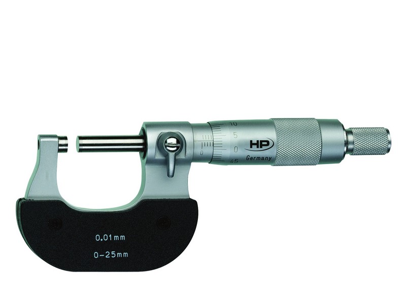 Helios Preisser, 0800 501  Bügelmessschraube  0-25 mm Messbereich - Helios Preisser 0800 Buegelmessschraube