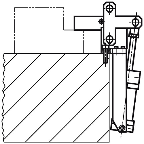 Norelem 05360-06 PNEUMATIKSPANNER SENKRECHT, - Norelem 05360 Pneumatikspanner senkrecht mit vertikalem Zylinderanbau