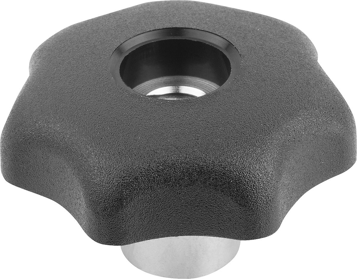 Kipp K0156.08 SCHNELLSPANN STERNGRIFF D1=40  M8, - K0156-08 SCHNELLSPANN STERNGRIFF D1 40 M8