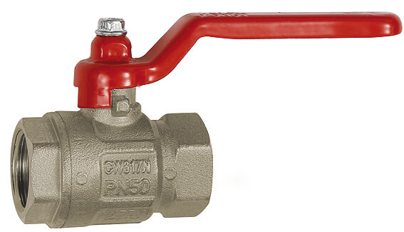 RIEGLER 329.02-R Kugelhahn Basisausführung, Handhebel, IG/IG, Messing vern., G 1/4 - LE71512 329-06-R Kugelhahn mit Handhebel - Basisausfuehrung - Innen -Innengewinde