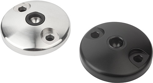 Kipp K0416.40801 TELLER F. GELENKFU? FORM D ANTISL, - KIPP K0416-D Teller fuer Gelenkfuesse aus Zinkdruckgu