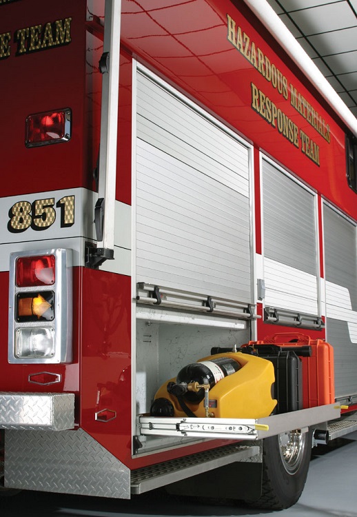 Accuride DZ9308-0020L-E4 Teleskopschienen mit Verriegelung 100% Vollauszug, 19,1x76,2, SL 508,0, TR 508,0, 272kg, hell verzinkt, L - Links - Accuride DZ9308-E4 Teleskopschienen mit Verriegelung - Anwendung 2