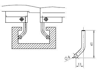 Helios Preisser, 0741182  Gekröpfte Messeinsätze (Paar) - Helios Preisser - 0741 Gekroepfte Messeinsaetze -Paar-