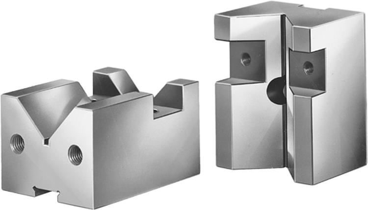 AMF 6355V-12- 65-P Aufspannprisma, paarweise, Größe : 12-65, L1: 100, B: 80, D: 12-65 - LE 6355V 65-P Aufspannprisma - paarweise -Abbildung