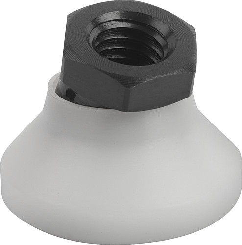 Norelem 07144-206 GELENKTELLER FORM D, D1=M6, D2=20 - Norelem 07144-C-D Gelenkteller Form C und Form D