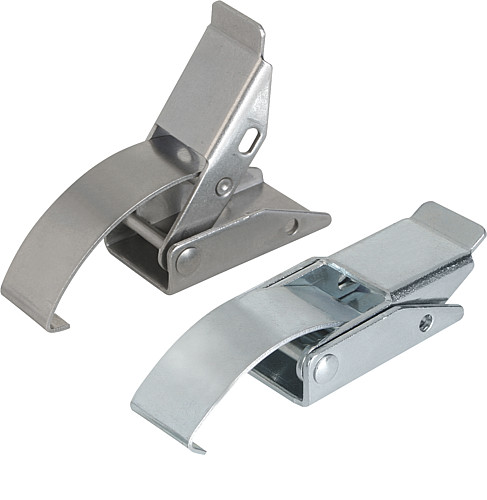 Kipp K0043.1430701 SPANNVERSCHLUSS MIT FEDERBÜGEL, FORM A, STAHL - KIPP K0043-SVA Spannverschluesse mit Federbuegel For