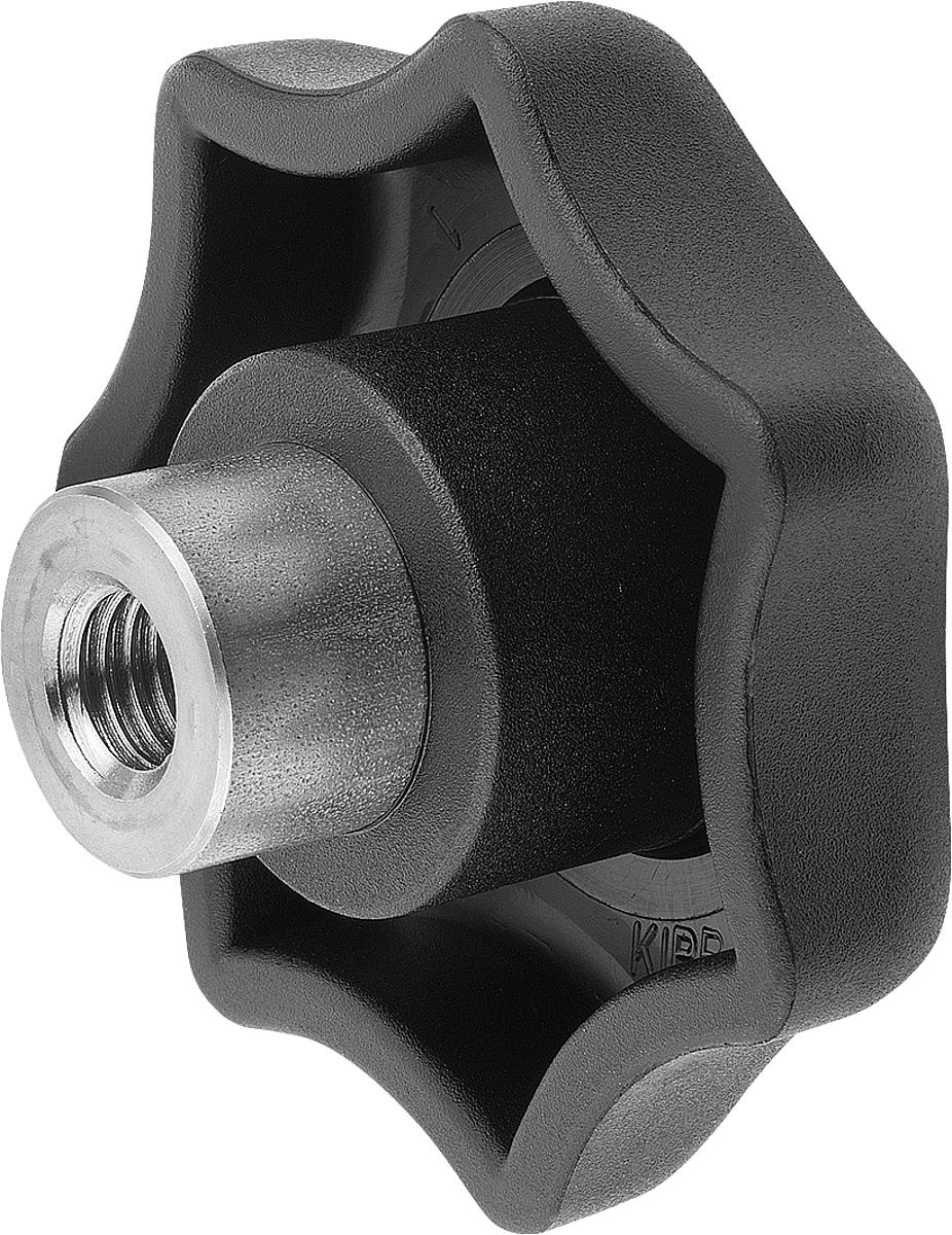 Norelem 06210-216 Sterngriff Sterngriff, Thermoplast, schwarz - 06210-216 Sterngriff Sterngriff - Thermoplast - schwarz