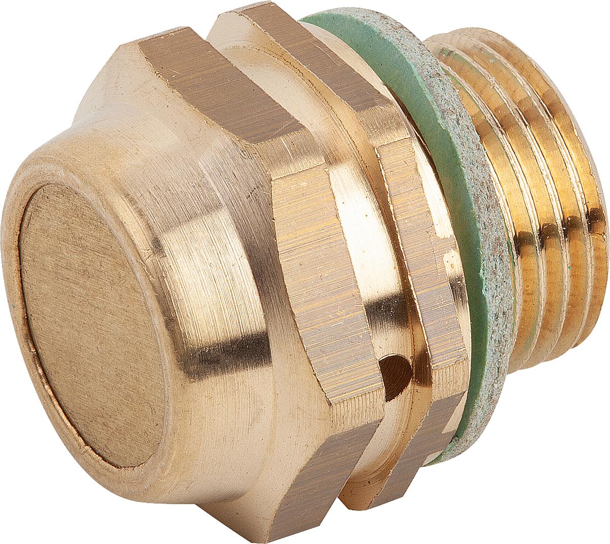 Norelem 28040-24038 MESSING ENTLÜFTUNGSSCHRAUBE, D=24,5, D1=G 3/8 - 28040-24038 MESSING ENTLUEFTUNGSSCHRAUBE - D 24-5 - D1 G 3-8
