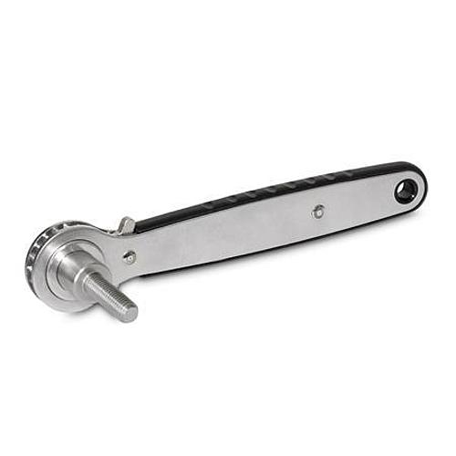 Ganter 318-178-M10-20-C Edelstahl Ratschenspanner mit Gewindezapfen - GN 318 Edelstahl Ratschenspanner mit Gewindezapfen-Abbildung