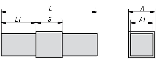 Kipp K0615.1201512 STECKVERBINDER, VERBINDUNGSSTÜCK - KIPP K0615 Steckverbinder Verbindungsstueck