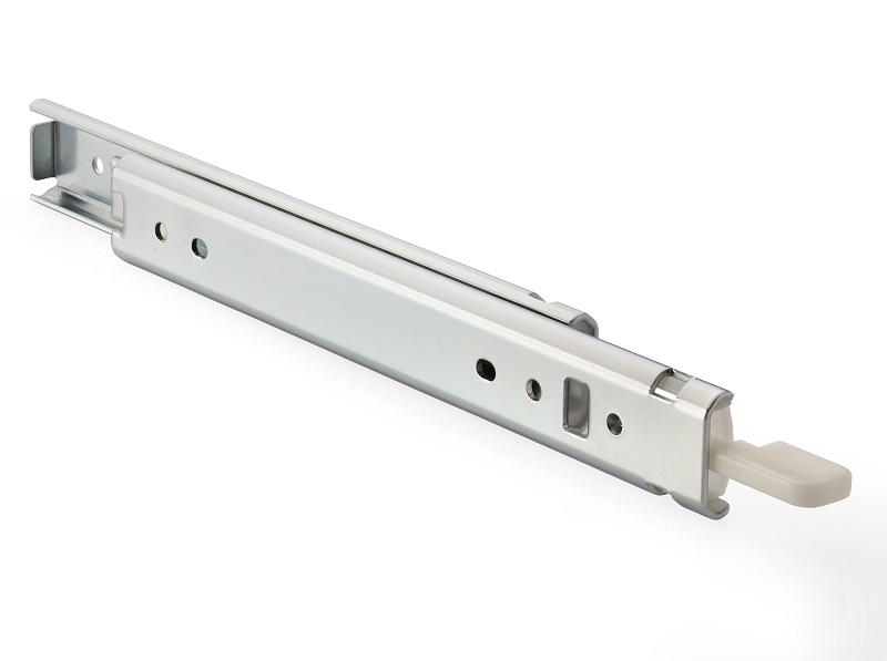 Accuride DZ2731-0045CL Teleskopschienen mit Verriegelung, 100% Vollauszug, 19,1x27,0, SL 450,TR 453, 24kg, hell verzinkt - 2731CL Accuride Teleskopschienen Abbildung 1