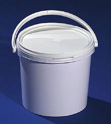 Leschhorn EZ251 Kunststoffeimer 2,5 Liter, H= 158 mm, oberer Durchmessert 165 mm - Kunststoff Eimer