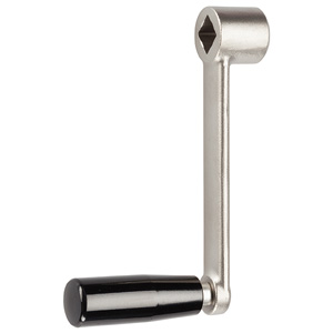 Halder 24330.0520 Handkurbel 80 x 10, rostfreier Stahl - Handkurbeln Handkurbeln 100 x 12 rostfreier Stahl - Feinguss