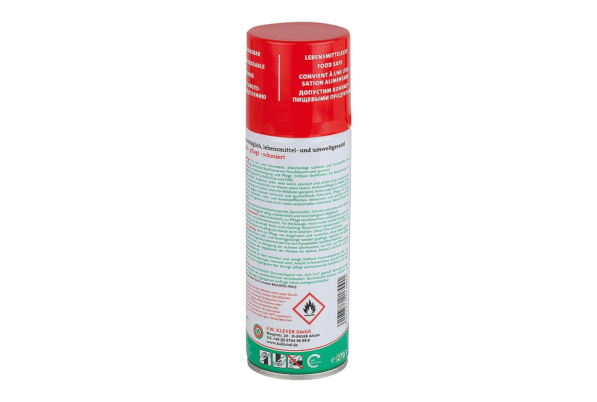 Norelem 97930-100200 BALLISTOL UNIVERSALÖL, 200 ML, SPRÜHDOSE, UN1950 GEFAHRGUTKLASSE 2.1 - 97930-100200 BALLISTOL UNIVERSALOEL - 200 ML - SPRUEHDOSE - UN1950 GEFAHRGUTKLASSE 2-1