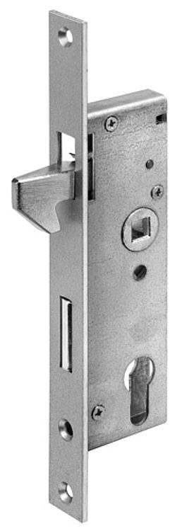 AMF 8331-ZW35 Rohrrahmen-Schiebetorschloss, Schließung: PZW, D: 35 mm - LE 8331 Rohrrahmen-Schiebetorschloss -Abbildung