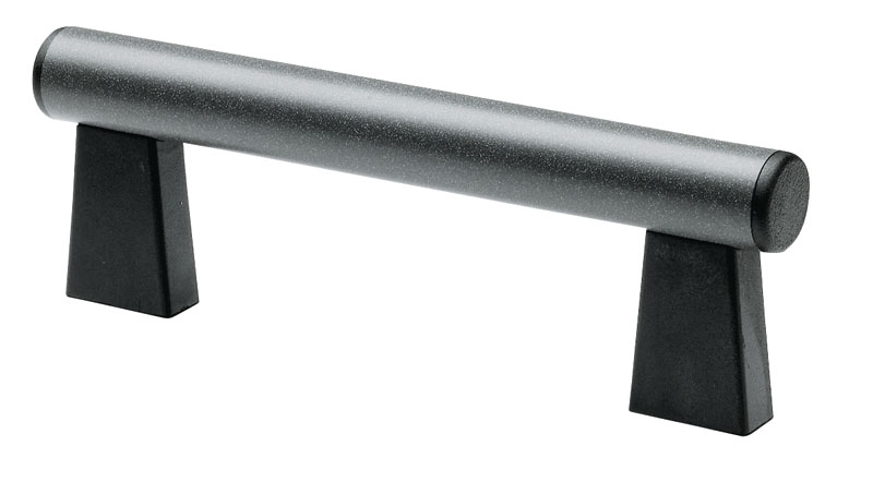 Leschhorn B351 Rohrgriffe l 400; L 446; d1 M08 schwarz eloxiert - Boteco B351 Rohrgriffe