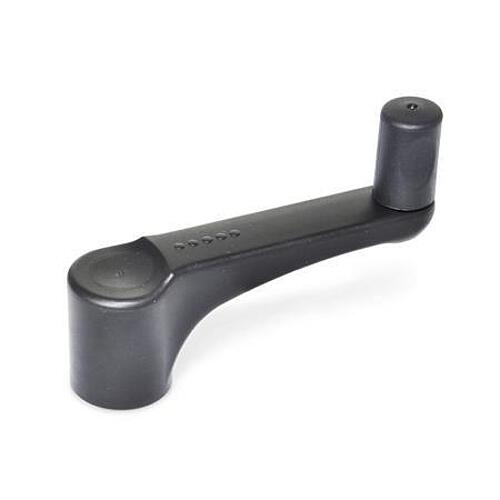 Ganter 670.2-38-B6-SW Gerätekurbeln, Kunststoff - GN 670-2 Geraetekurbeln - Kunststoff-Abbildung