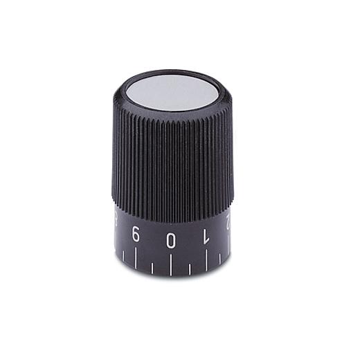 Ganter 626-27-B6-M DREHKNOPF MIT MARKIERUNGSSTRICH - GN 626 Drehknoepfe - Kunststoff-Abbildung