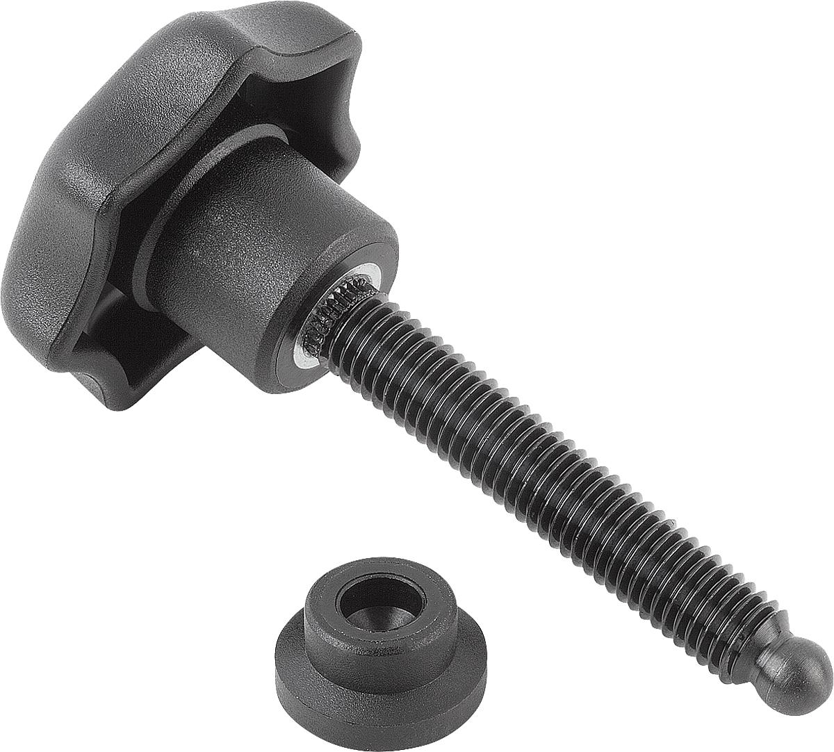 Kipp K0394.12086 DRUCKSPINDEL M12, L=86,8, GEWINDESTIFT  L1= L 6,8 MM - K0394-12086 DRUCKSPINDEL M12 - L 86-8 - GEWINDESTIFT L1 L 6-8 MM