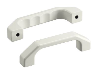 Leschhorn AG-22.R120.9003A Griff, antibakteriell, A=120, L=146, M=6, Aluminium - LE AG antibakterielle Buegelgriff Serie