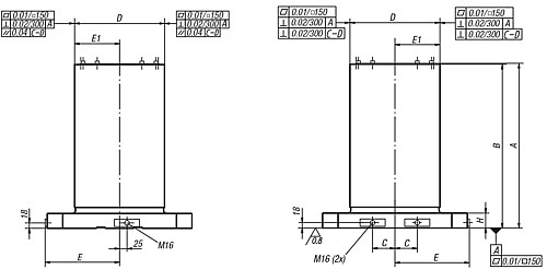Kipp K0805.0040251 AUFSPANNWÜRFEL, - KIPP K0805-OR Aufspannwuerfel ohne Rasterbohrungen