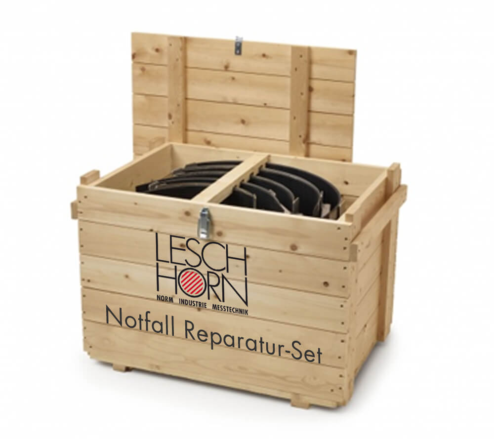 Leschhorn NRS-Holzkiste 400-600, für Notfall Reparatursatz bis max. 200 °C, Baulänge 400-600 mm, Einzelsegmente sind nachbestellbar - LS NRS