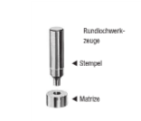 Leschhorn L405-82,60 Matrize 405 für Locheinheiten der Serie 105, Loch-Ø 82,60, ØD1 145, H 25 - LE70245 Stempel und Matritze