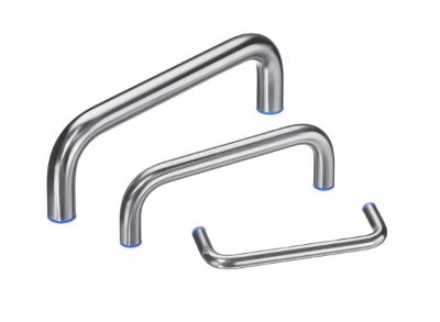 Leschhorn VA.HD-10.125.41 Bügelgriff, Antibakteriell, A=125, Griff 1.4404, Schrauben 1.4401, M=M5, D=10, - LE VA-HD antibakterielle Buegelgriff Serie