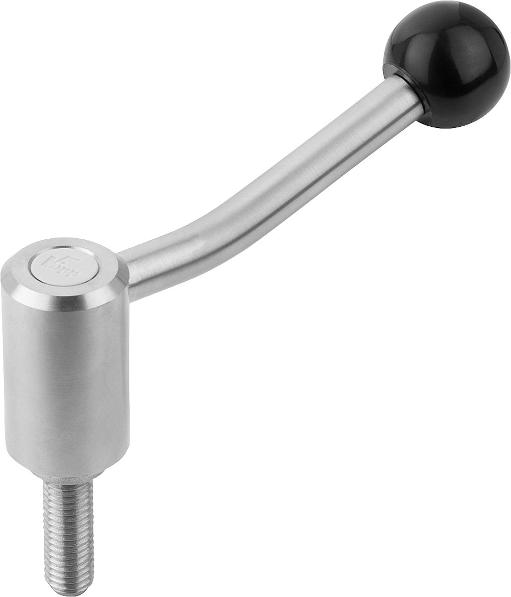 Kipp K0109.4161X40 SPANNHEBEL GR.4  M16X40, EDELSTAHL - K0109-4161X40 SPANNHEBEL GR 4 M16X40 - EDELSTAHL