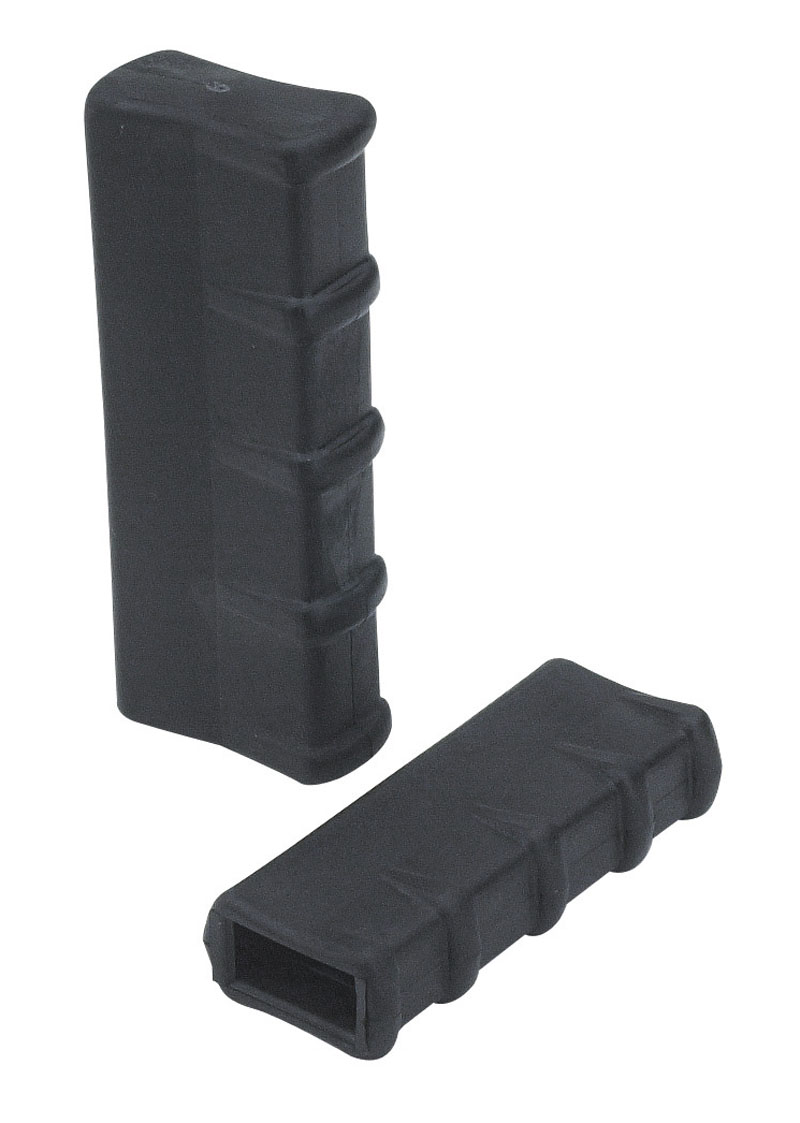 Leschhorn M720 Rechteckige Griffe  H 77; F 20,5; Bohrung G 6,5; Kunststoff PA, schwarz - Boteco M720 Rechteckige Griffe