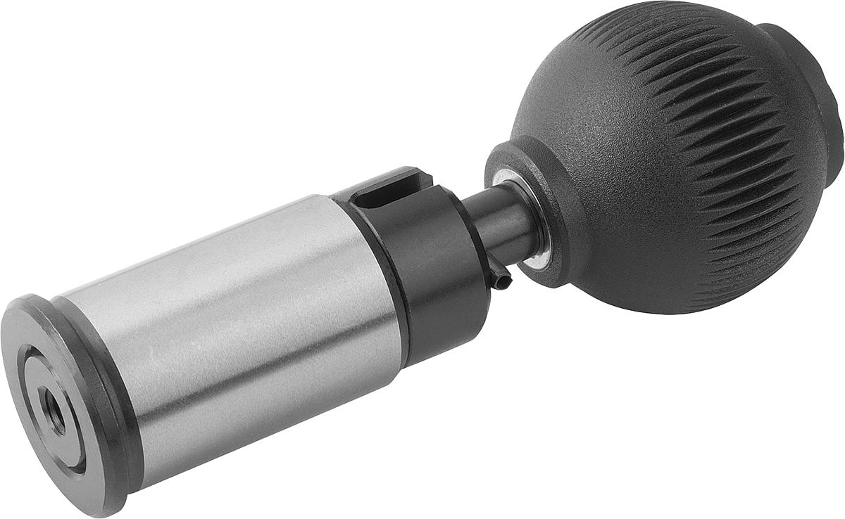 Kipp K0361.112 PRÄZISIONS ARRETIERBOLZEN D=12, ZYL. AUFNAHME, TYP B - K0361-112 PRAEZISIONS ARRETIERBOLZEN D 12 - ZYL AUFNAHME - TYP B