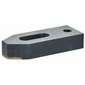 Halder 23190.0026 Spanneisen mit Schonplatte 10 x 100 x 11 mit Stellschraube und Spannschraube - Spanneisen Spanneisen mit Schonplatte - 9 - nur mit Stellschraube ohne Zubehoer