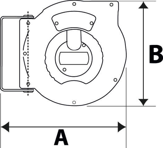 RIEGLER 275.09 Schlauchaufroller, PU-Schlauch ø 12x8, G 1/4, Schlauchlänge 9 m - LE71512 275-09 Schlauchaufroller Standardausfuehrung