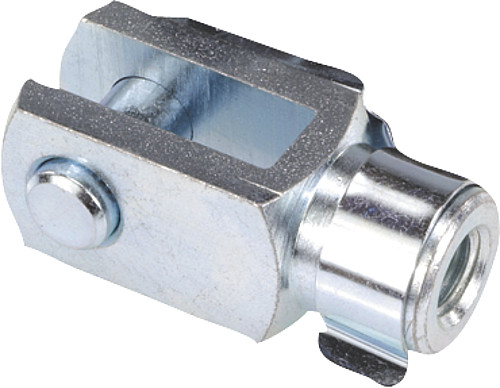 Kipp K0731.12124 GABELKOPF M.FEDERKLAPPBOLZEN, DIN 71752,  RECHTS, D2=M12X1,25, A=24 - KIPP K0731 Gabelkoepfe mit Federklappbolzen DIN 717