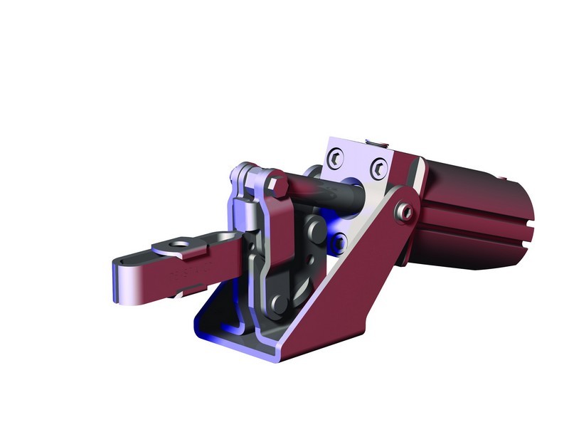 DESTACO 807-SE Standard Kraftspanner Haltekraft 2220 N; horizontaler Zylinder  Massiver-Spannarm (Sensor 8EA-109-1 separat bestellen) - DESTACO 807-UE Standard Kraftspanner