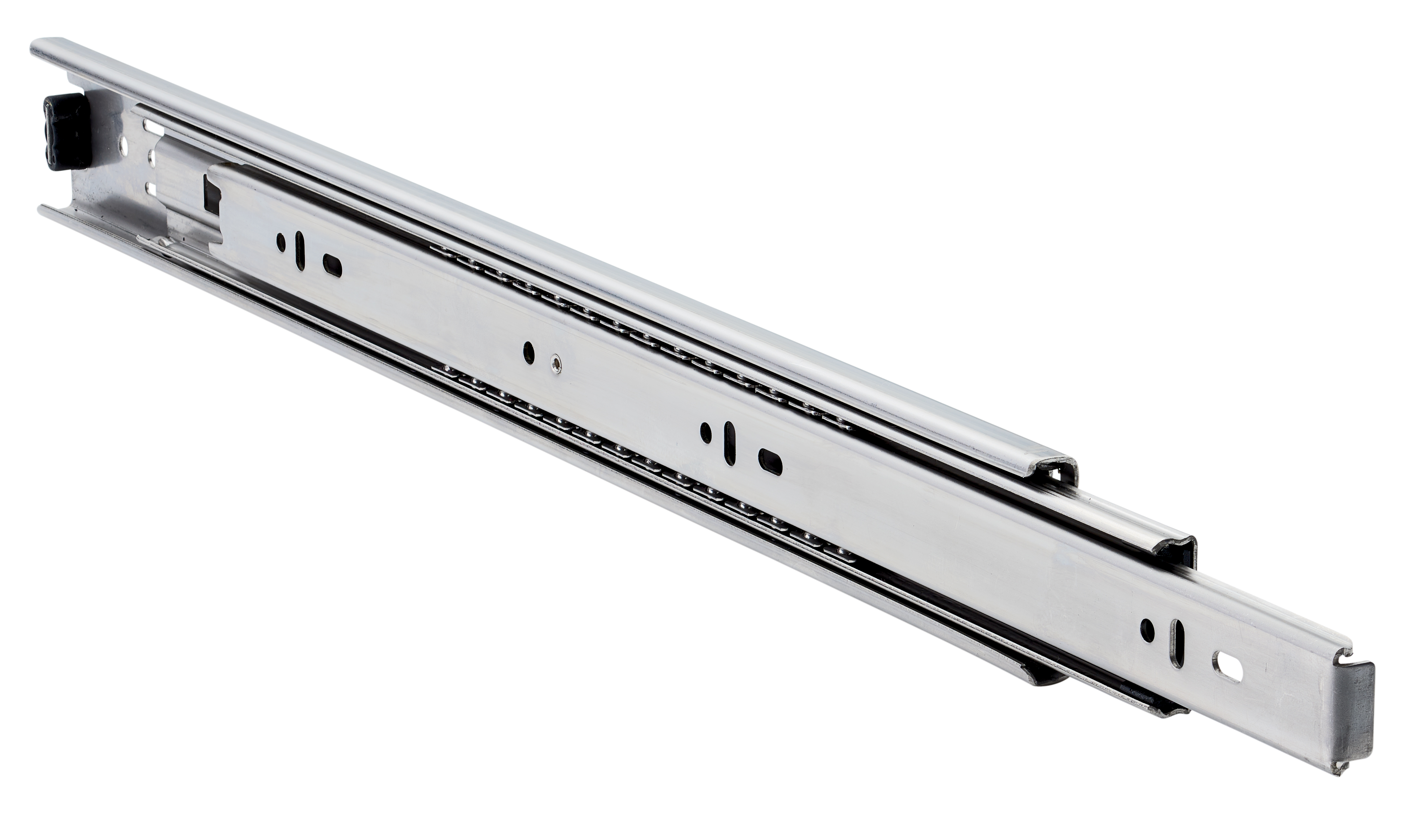 Accuride DS4501-0015 Edelstahl-Teleskopschienen "BEE SLIDE" 100% Vollauszug, 12,7x45,6 SL 150, TR 134, 45kg - Accuride DS4501 Edelstahl-Teleskopschienen - Vollauszug - 12 7x45 6 45kg - Abbildung 1