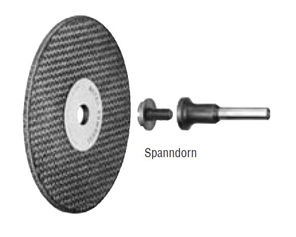 DESTACO 620-0501 Glasfaserverstärkte Trennscheiben, Außen-Ø 51 mm, Dicke 1,0 mm, Aufnahme-Ø 9,5 mm !!! AUSLAUFARTIKEL !!! LAGERABVERKAUF !!! - Trennscheiben Abbildung