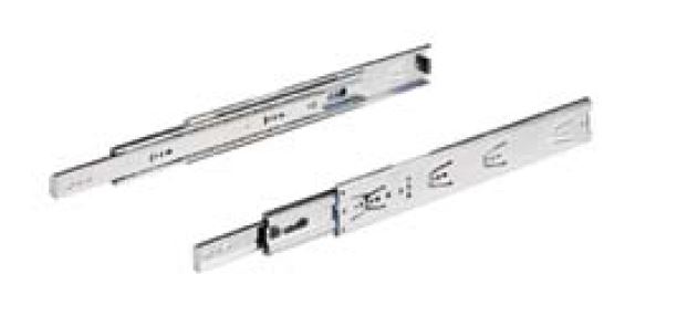 Leschhorn 4932-250 Teleskopschienen 100%+ Überauszug, 12,7x50,0, NL 250, KT 254, 60kg, hell verzinkt - KA 4932 Teleskopschienen fuer Seitenmontage - Ueberauszug - 12 7x50- 60kg - Abbildung