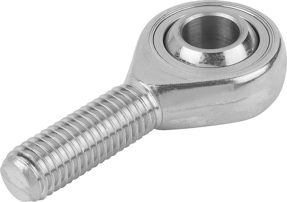 Kipp K0720.22 GELENKKOPF M. GLEITLAGERUNG RECHTS, EDELSTAHL, D=22H7 - K0720-22 GELENKKOPF MIT GLEITLAGERUNG RECHTS - EDELSTAHL - D 22H7