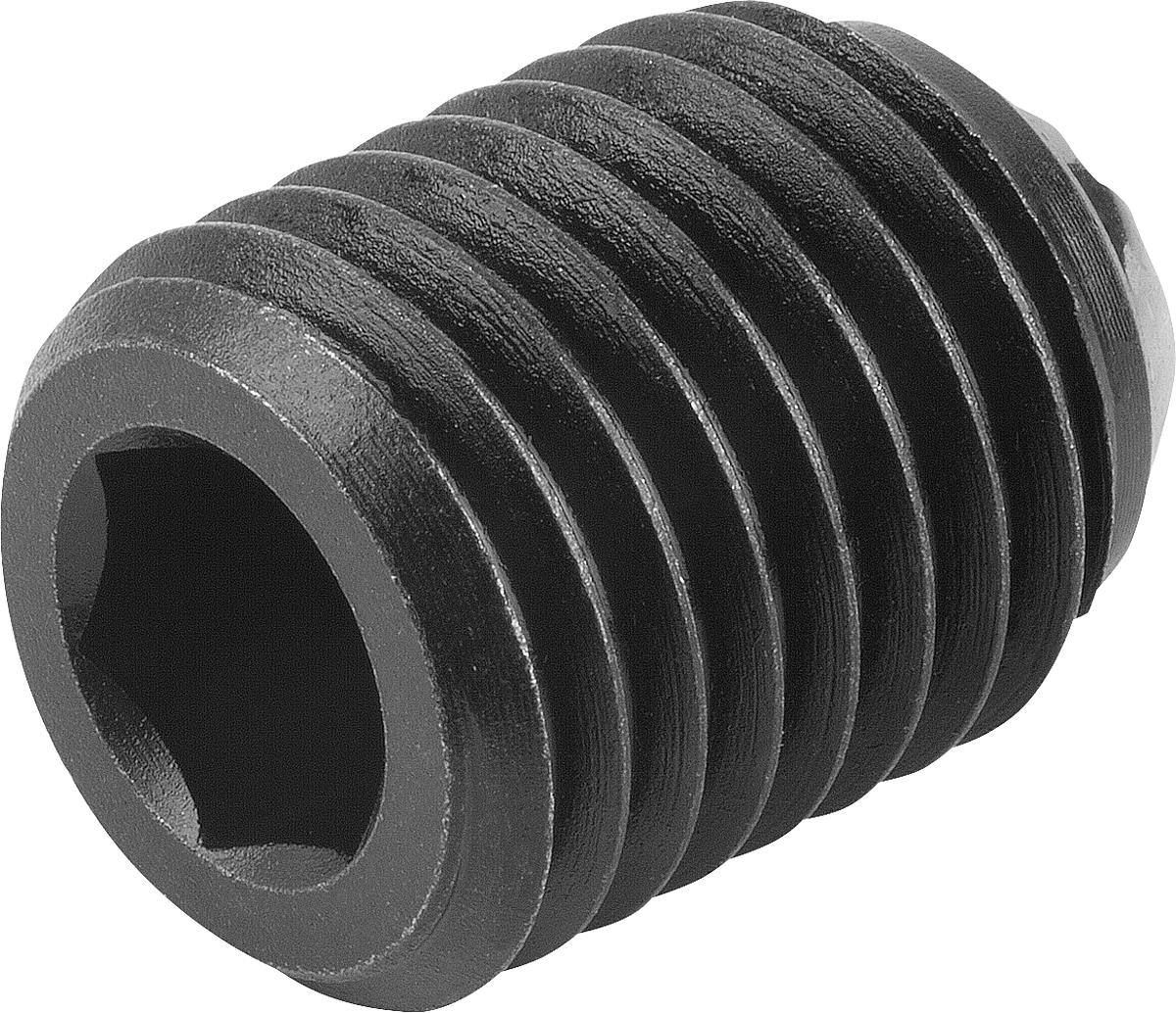 Norelem 07110-61230 KUGELDRUCKSCHRAUBE FORM FV, OHNE KOPF, D1=M12, L2=30 - 07110-61230 KUGELDRUCKSCHRAUBE FORM FV - OHNE KOPF - D1 M12 - L2 30