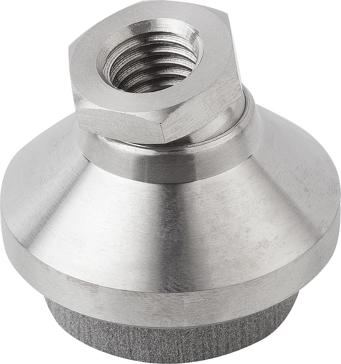 Kipp K0420.316 GELENKTELLER SCHWINGUNGSDÄMPFEND, ? 50, M 16, EDELSTAHL - K0420-316 GELENKTELLER SCHWINGUNGSDAEMPFEND - 50 - M 16 - EDELSTAHL