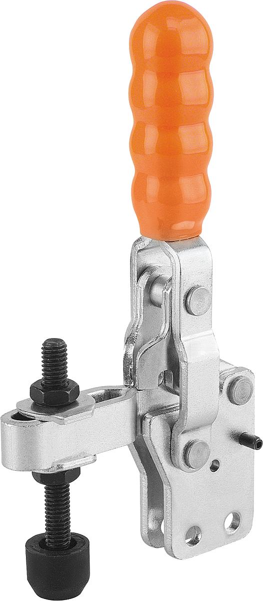 Kipp K0055.0450 SCHNELLSPANNER VERTIKAL, MIT SENKRECHTEM FUSS, P=450 daN - K0055-0450 SCHNELLSPANNER VERTIKAL - MIT SENKRECHTEM FUSS - P 450 daN